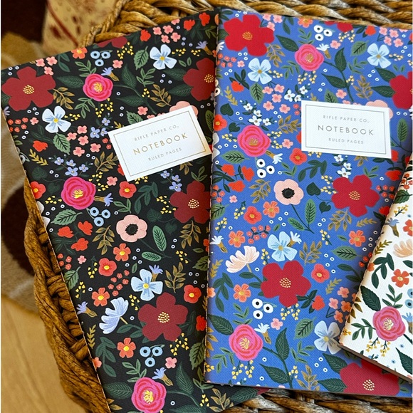 Rifle paper co 3 X WILD ROSE Notebook collection Ruled pages DISCONTINUED - Picture 6 of 10